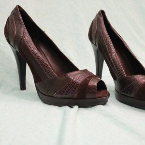 Nine West Sz9 Brown Pumps